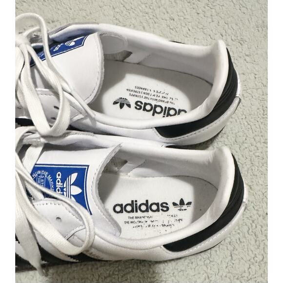 adidas Samba OG B75806 Low Top Sneaker White Black Gray Gum Athletic Shoes main image 4